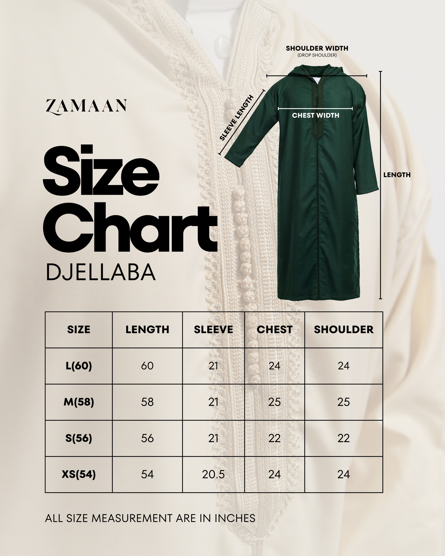Beige Djellaba