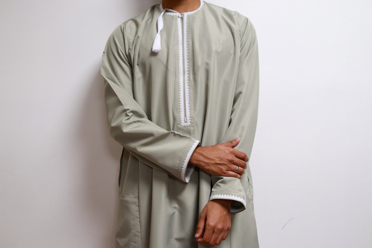 Matcha Green Omani Thobe