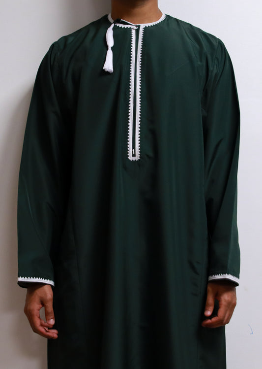 Forest Green Omani Thobe