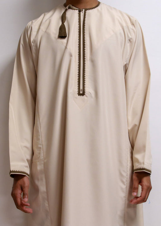 Sand Beige Omani Thobe